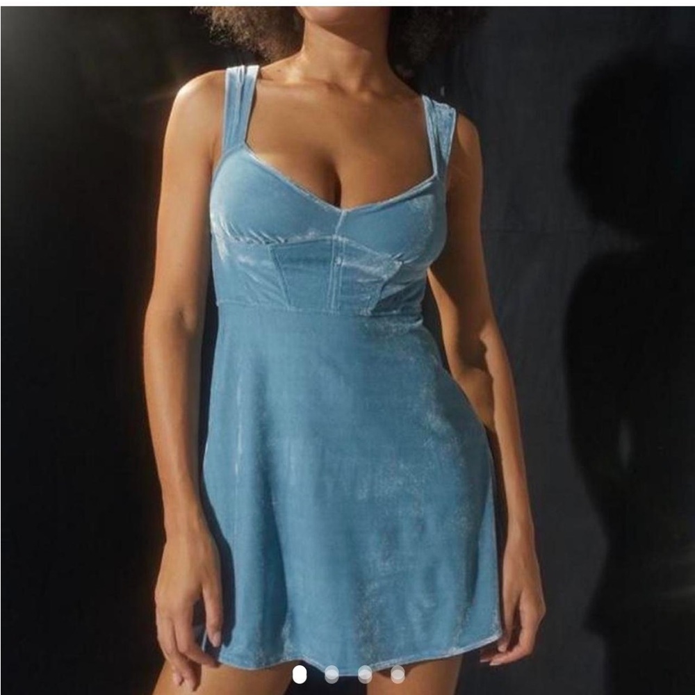Urban Outfitters Velvet Mini Dress